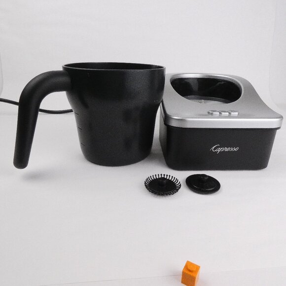 Capresso Automatic Milk Frother Froth PRO Silver & Black #202 - Picture 2 of 16